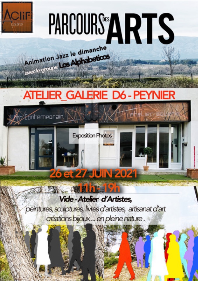 Parcours des arts Atelier Galerie Peynier 26 et 27 juin 2021